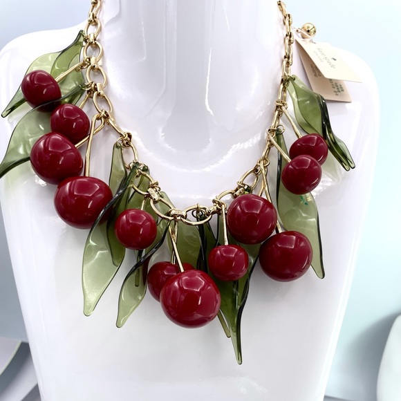 kate spade Cherry Statement Necklace - Picture 8 of 8